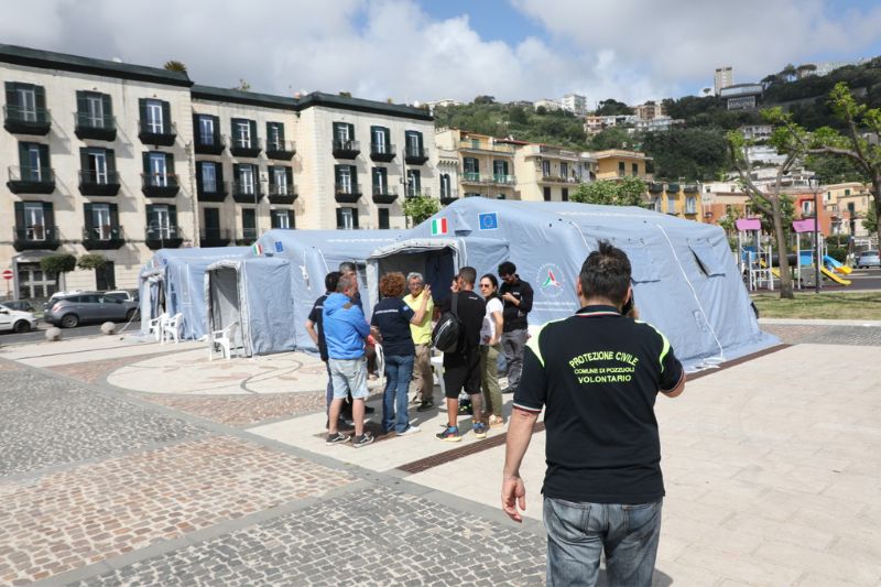 Protezione Civile a Pozzuoli