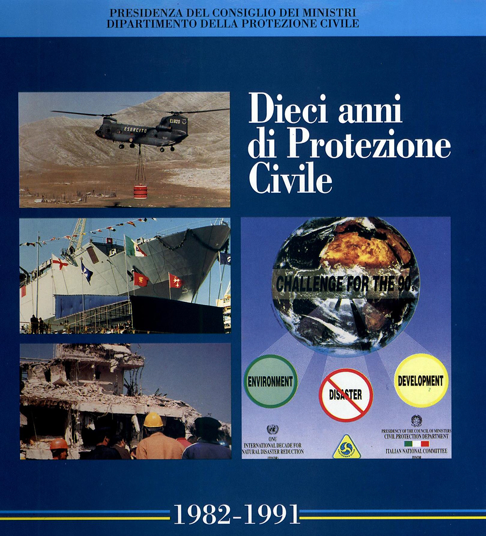 Copertina Dieci anni di protezione civile 1982-1991