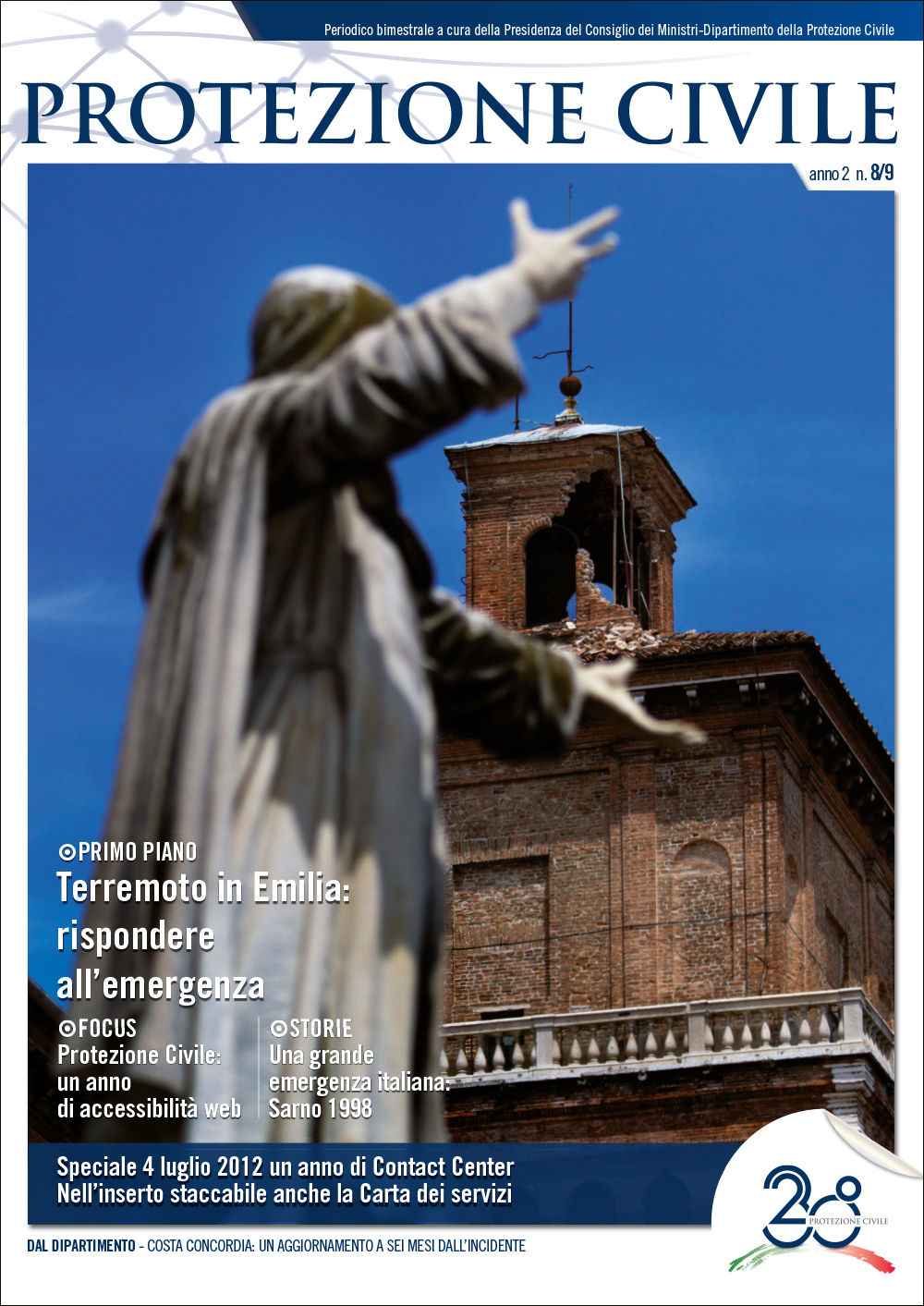 Copertina Magazine Protezione Civile n. 8-9