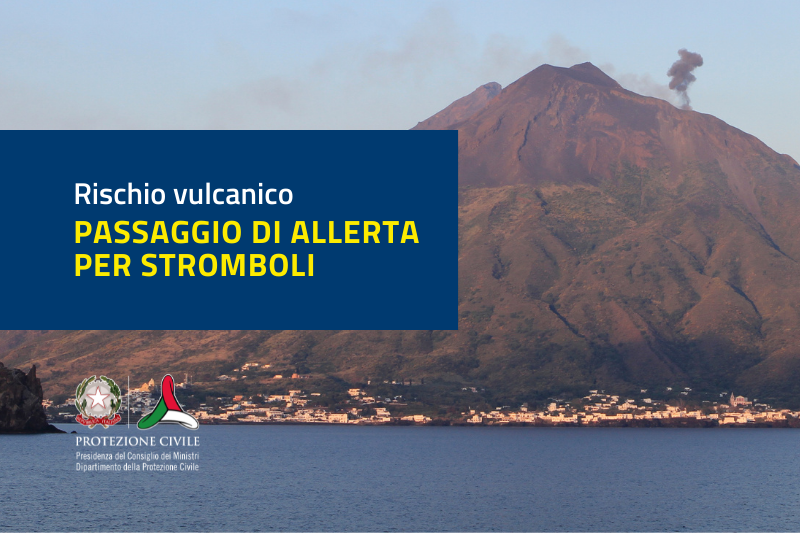 Passaggio allerta GIALLA Stromboli