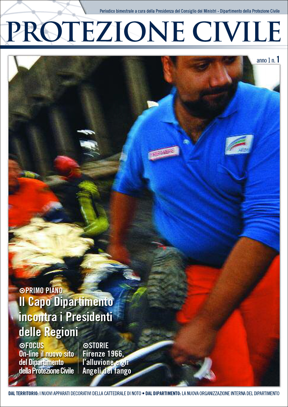 Copertina Magazine Protezione Civile n. 1