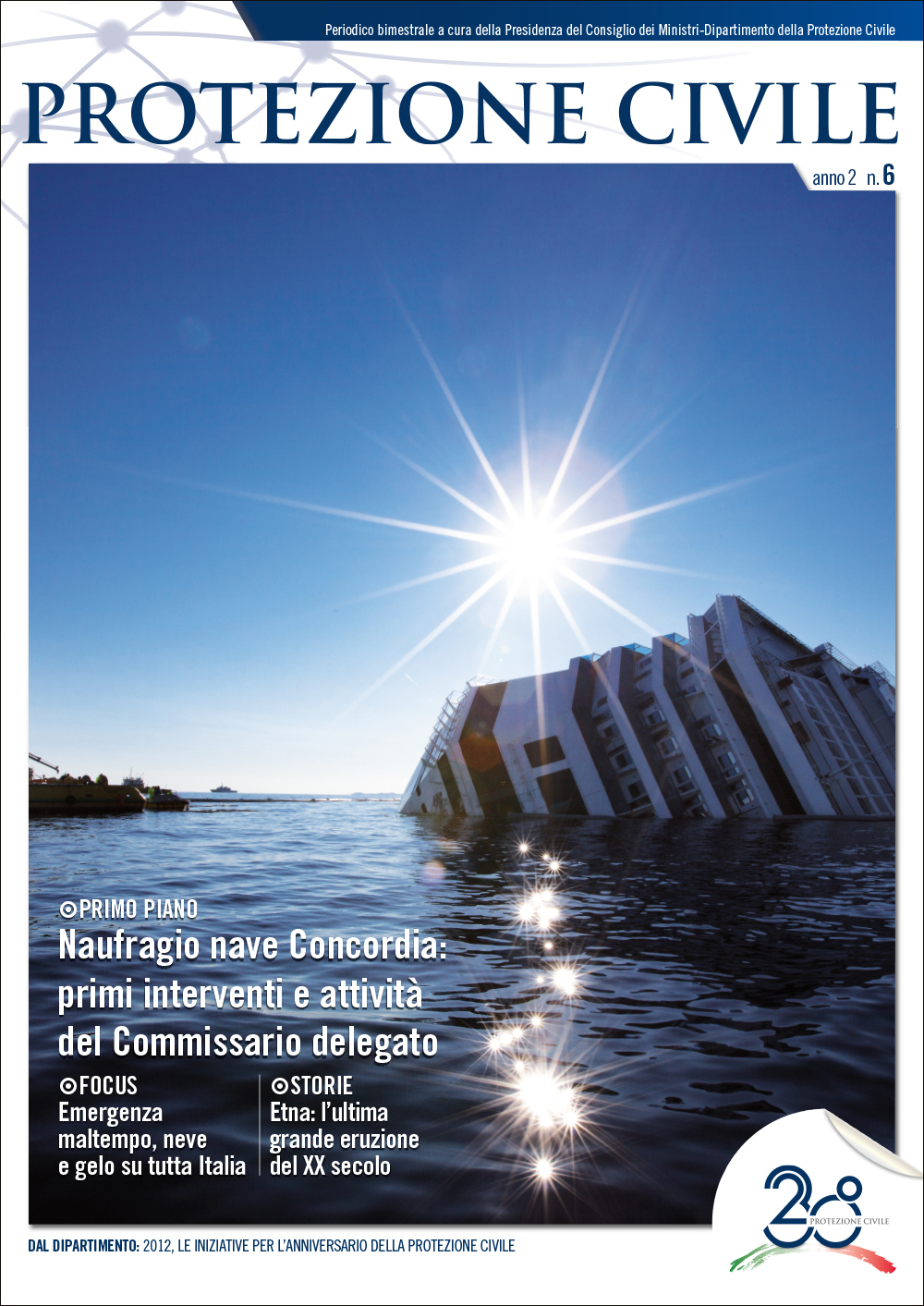 Copertina Magazine Protezione Civile n. 6