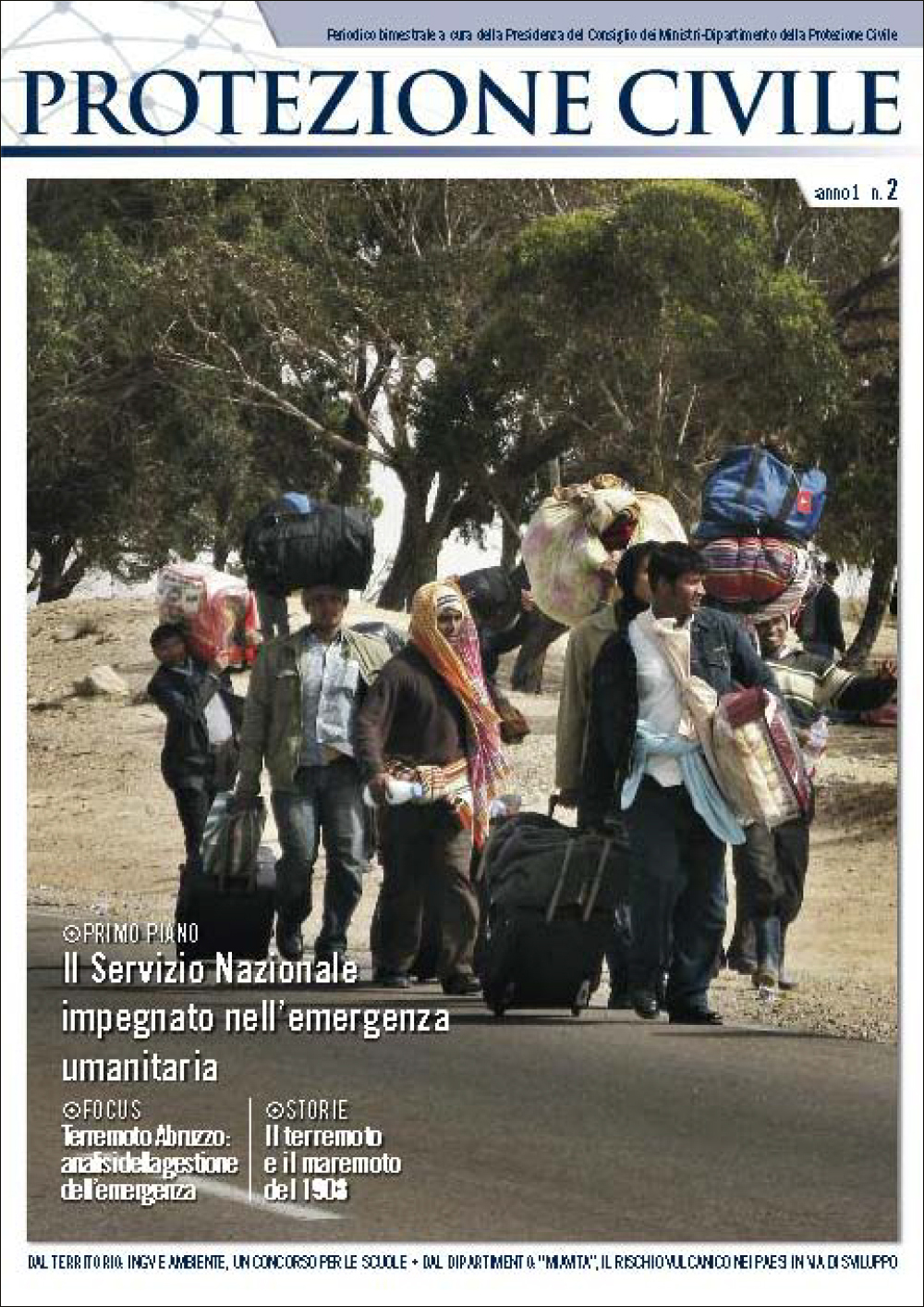 Copertina Magazine Protezione Civile n. 2