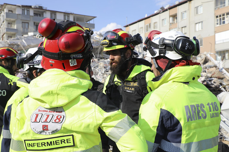 Terremoto Turchia e Siria: strutture operative sul campo