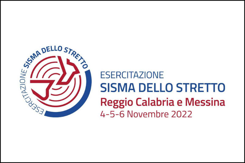 Il logo dell'esercitazione Exe Sisma Stretto 2022
