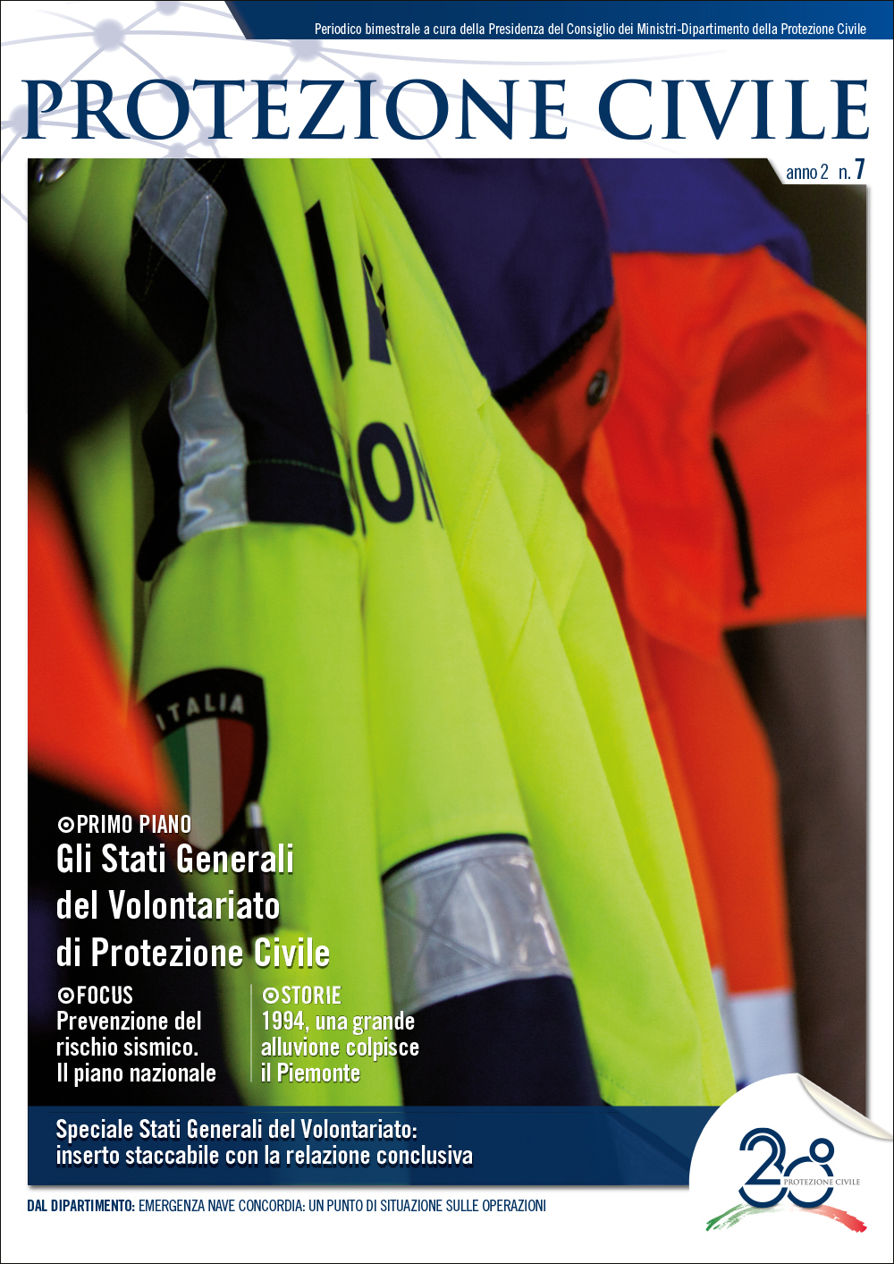 Copertina Magazine Protezione Civile n. 7