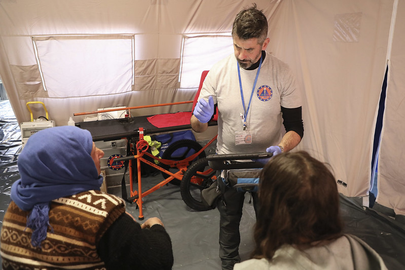 Apertura ospedale da campo Turchia