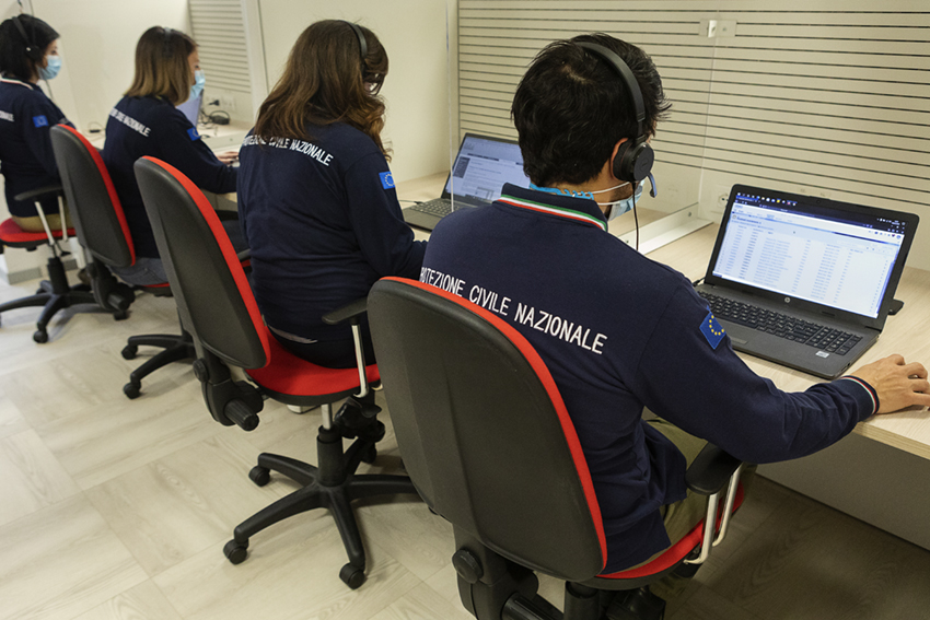 Contact Center 800 840 840  Dipartimento della Protezione Civile