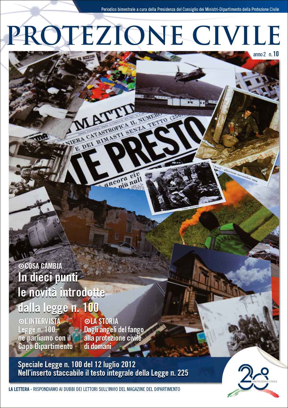 Copertina Magazine Protezione Civile n. 10