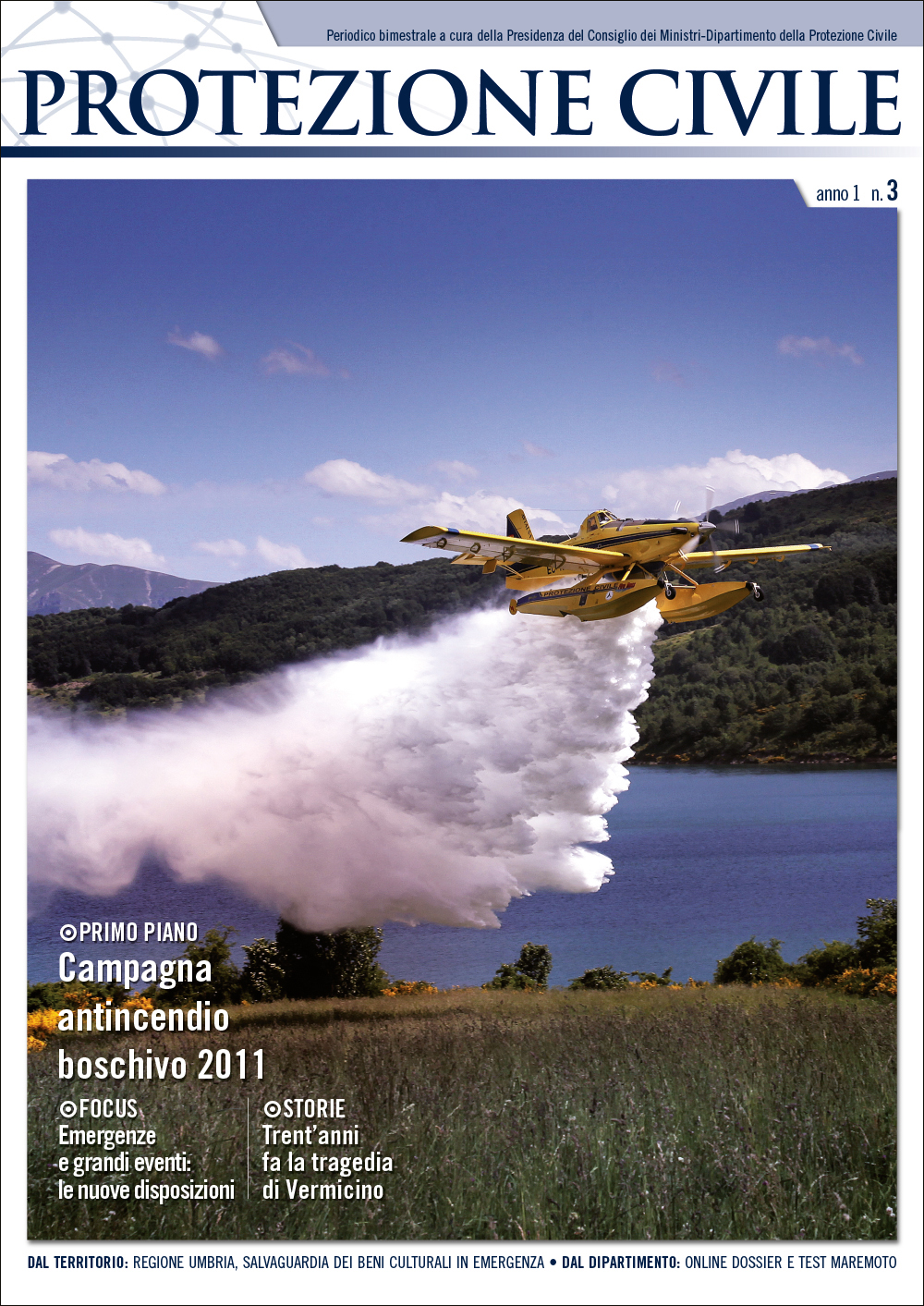 Copertina Magazine Protezione Civile n. 3