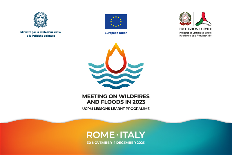 UCPM Lessons Learnt Programme, Meeting on wildfires and floods in 2023