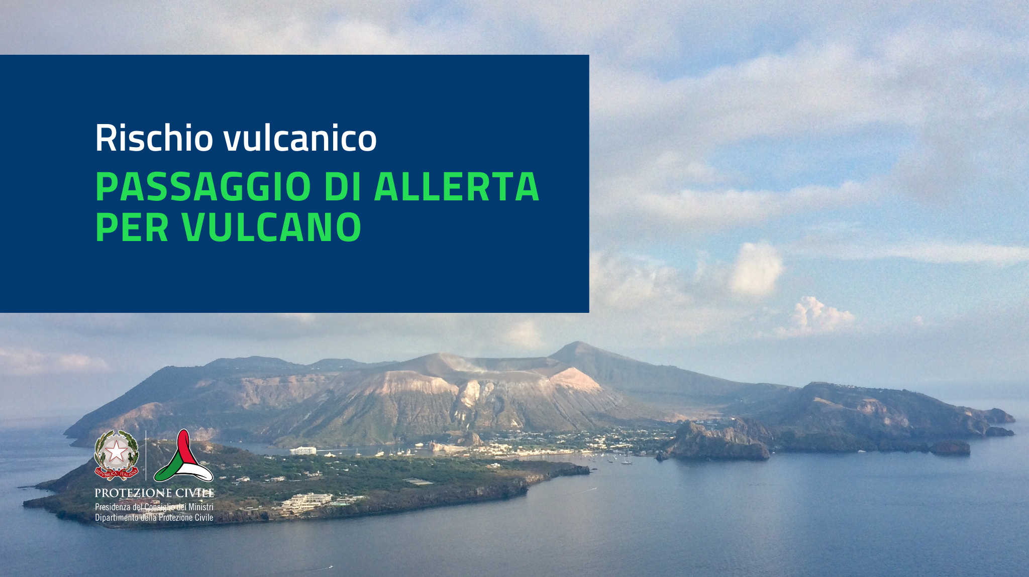 Passaggio allerta VERDE Vulcano