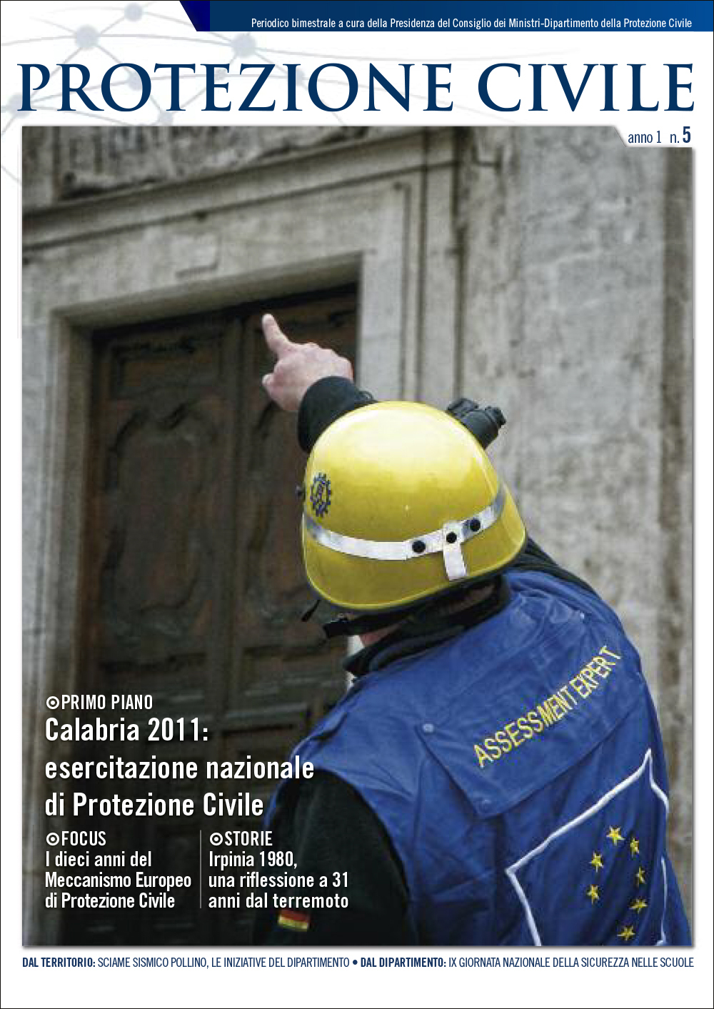 Copertina Magazine Protezione Civile n. 5