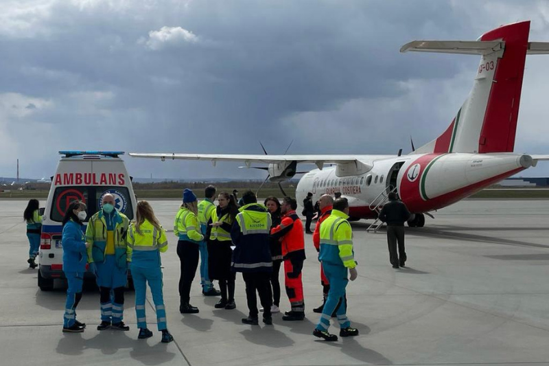 Volo Guardia Costiera per MedEvac
