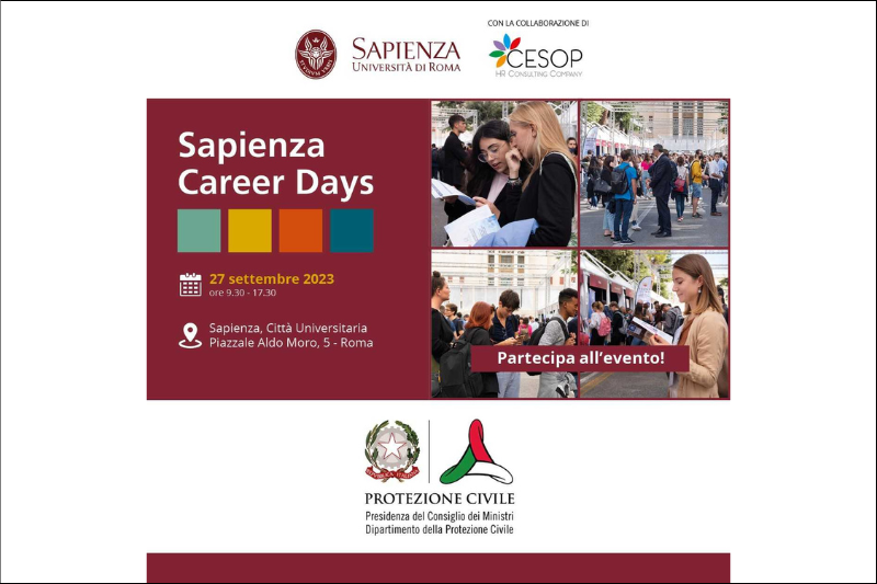 Locandina dell'evento Sapienza Career Days 2023
