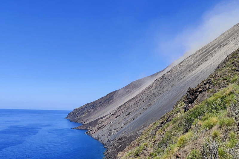 Stromboli Sciara del Fuoco 13 luglio 2024