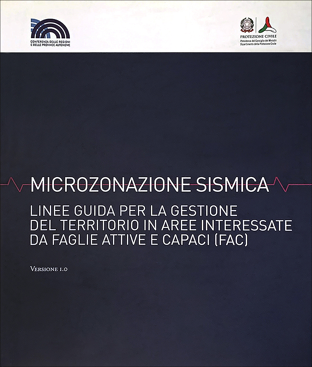 Copertina Microzonazione sismica linee guida
