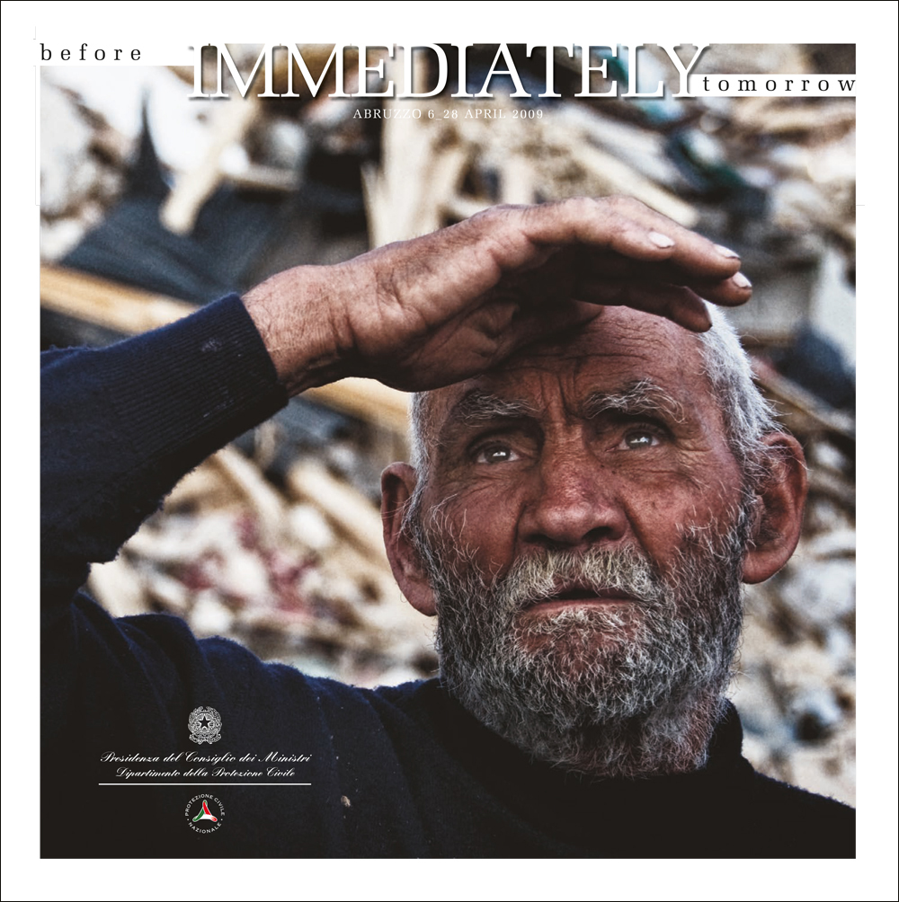 Copertina Prima, subito, domani Abruzzo 6-28 aprile 2009
